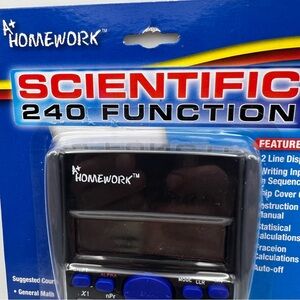 A+Homework | Other | Scientific 24 Function Calculator 2 Line Display ...